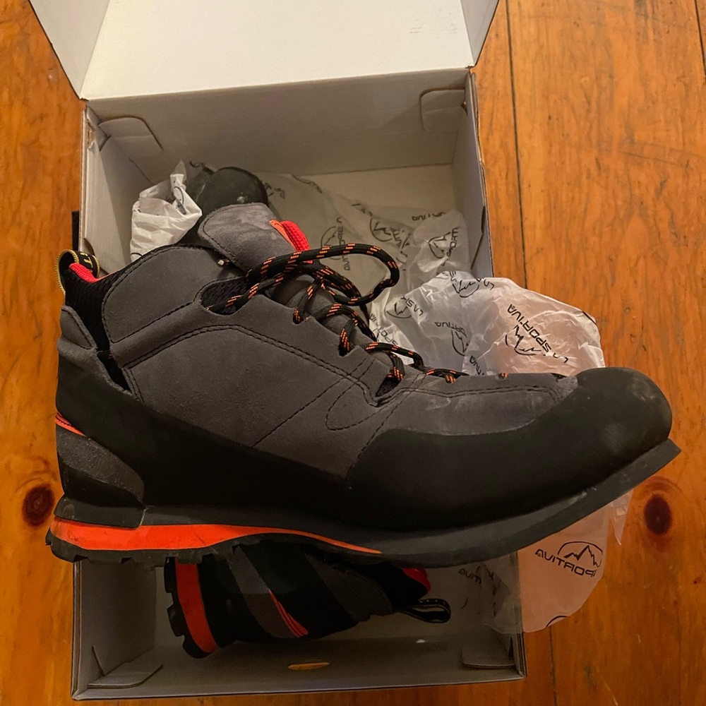 Men’s La Sportiva Boulder X Boot Clay/Saffron - image 3